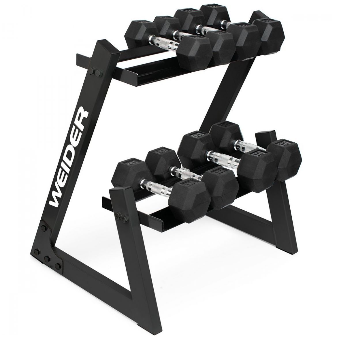 Rack Y Set de Pesas Weider