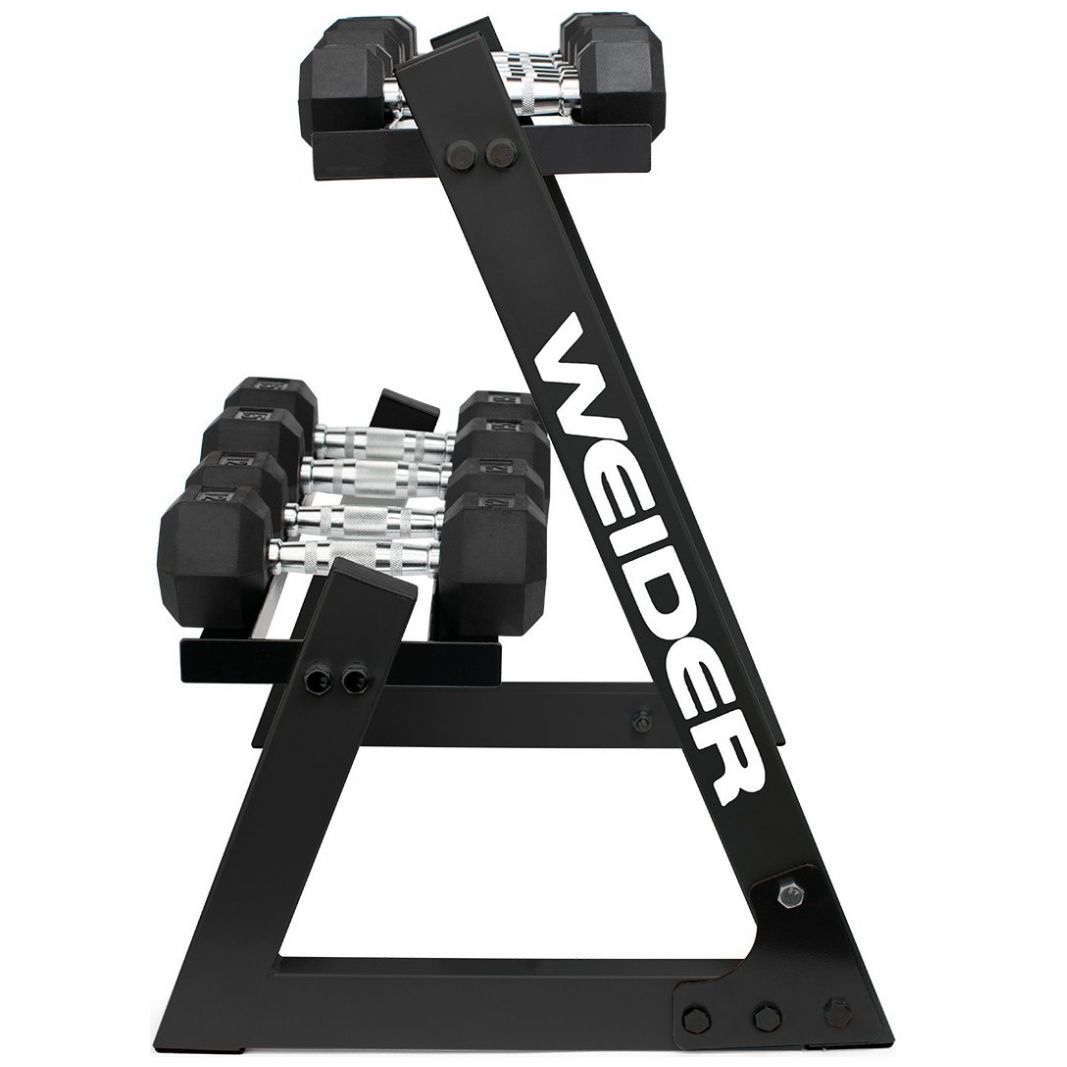 Rack Y Set de Pesas Weider