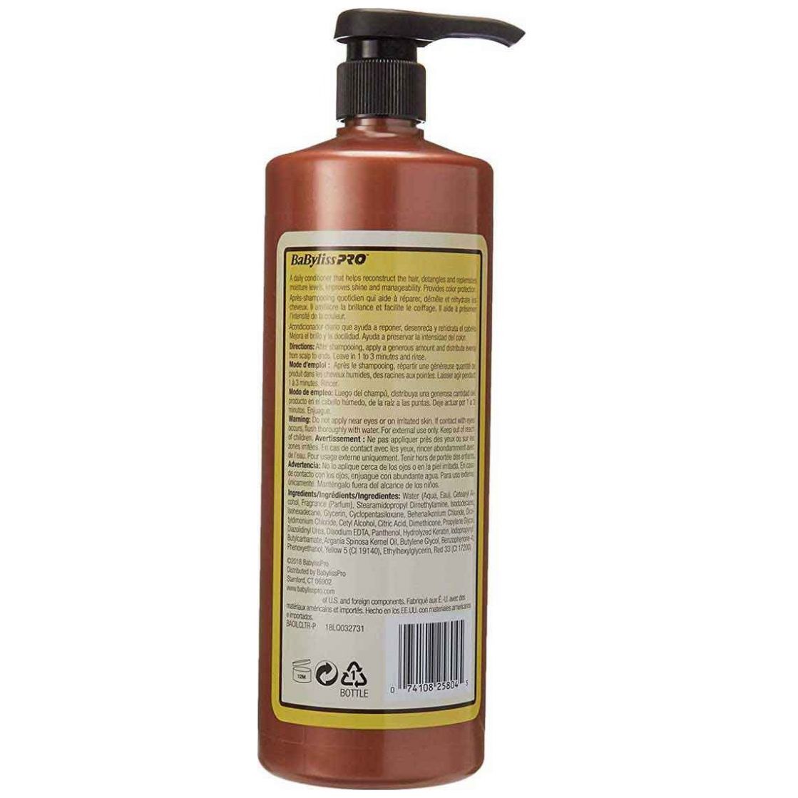 Acondicionador Reparador Babyliss Pro con Aceite de Argan 958 G