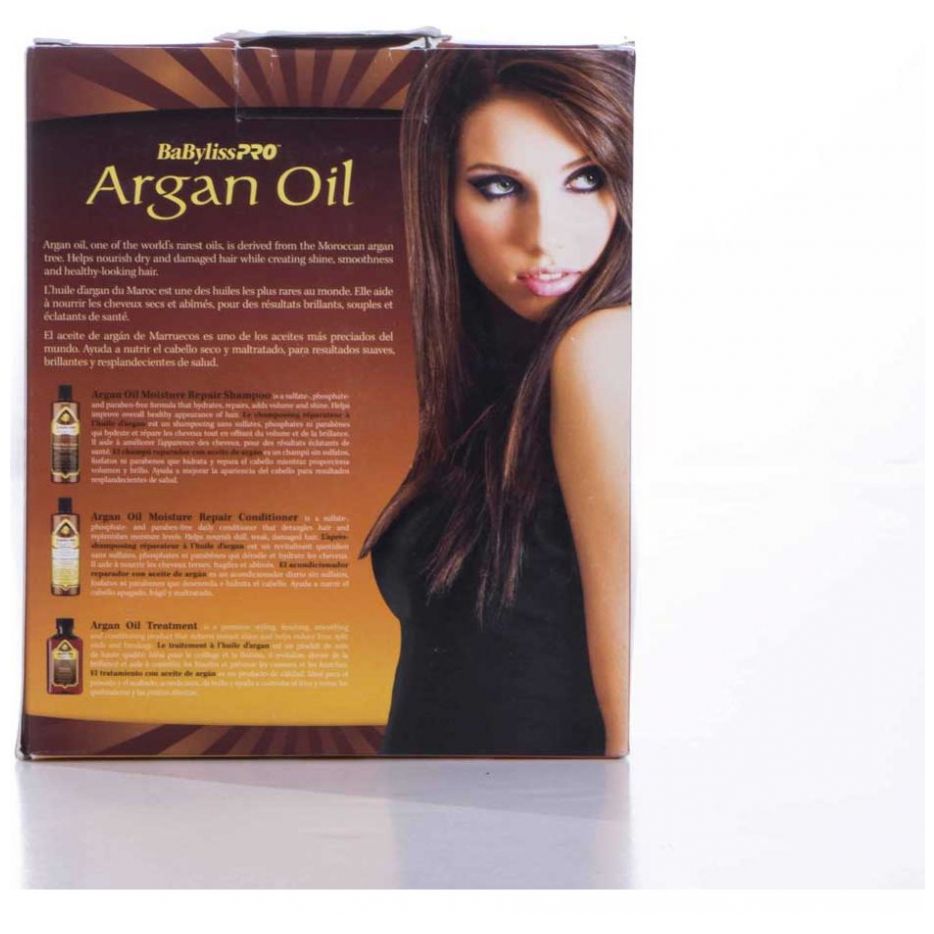 Prepack Babyliss Pro Tratamiento Basico con Aceite de Argan