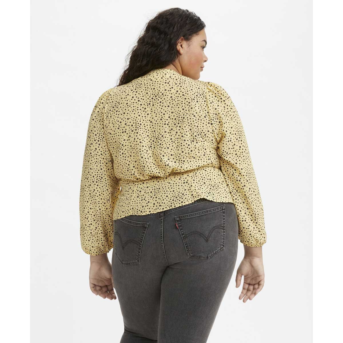 Blusa Amarillo Pl Sophia Ls Bttn Top Levis