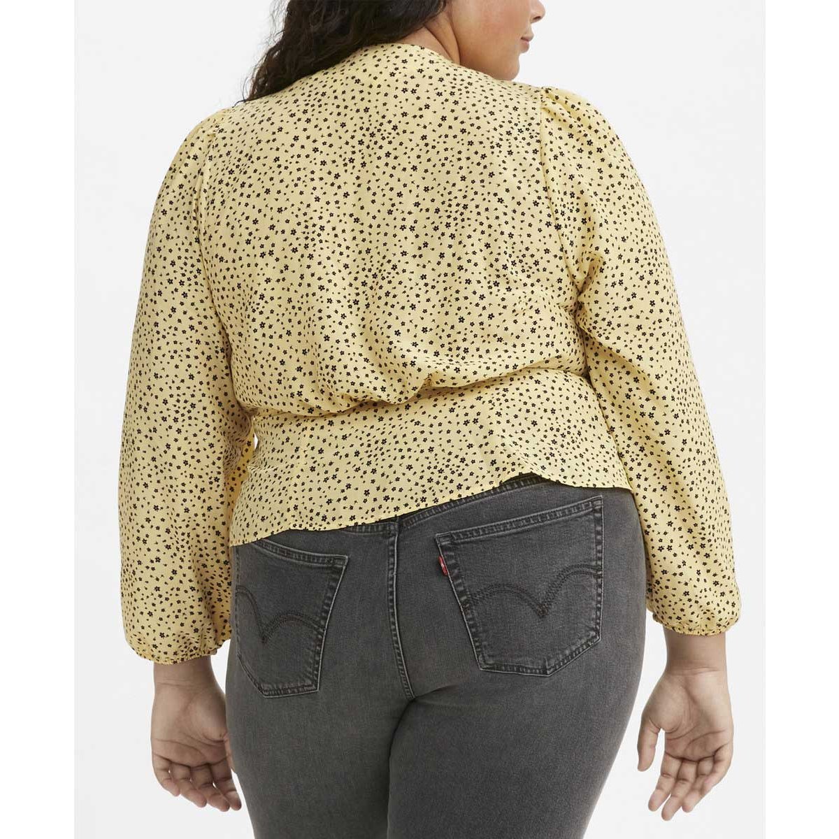 Blusa Amarillo Pl Sophia Ls Bttn Top Levis