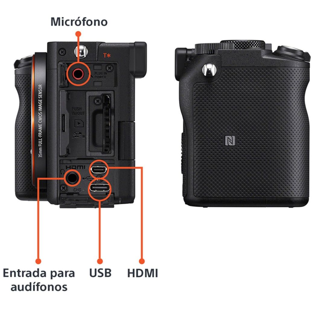Cámara Sony Compacta Full-Frame Alpha Ilce-7C