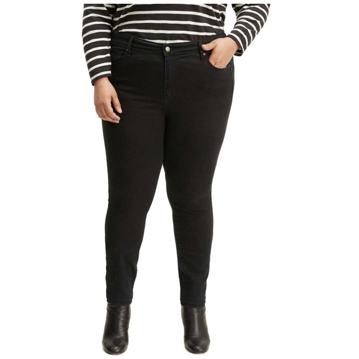 Jeans Skinny Fit Levi's 721 Cintura Alta para Mujer Curvy