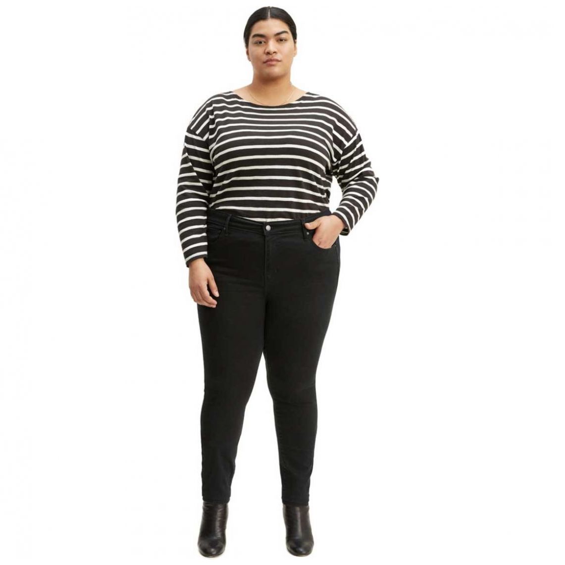 Jeans Skinny Fit Levi's 721 Cintura Alta para Mujer Curvy