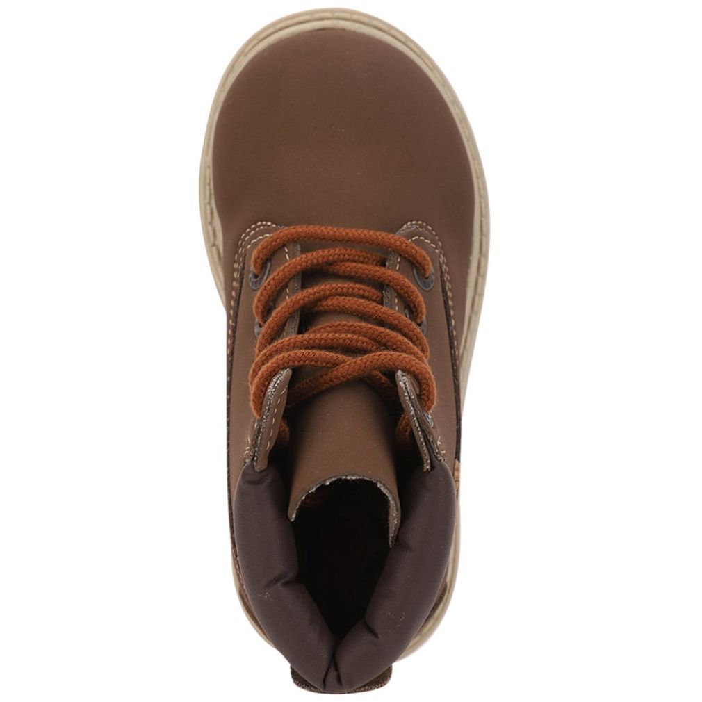 Botín Alpina Café con Agujeta para Niño Marca Elefante Modelo 10579009