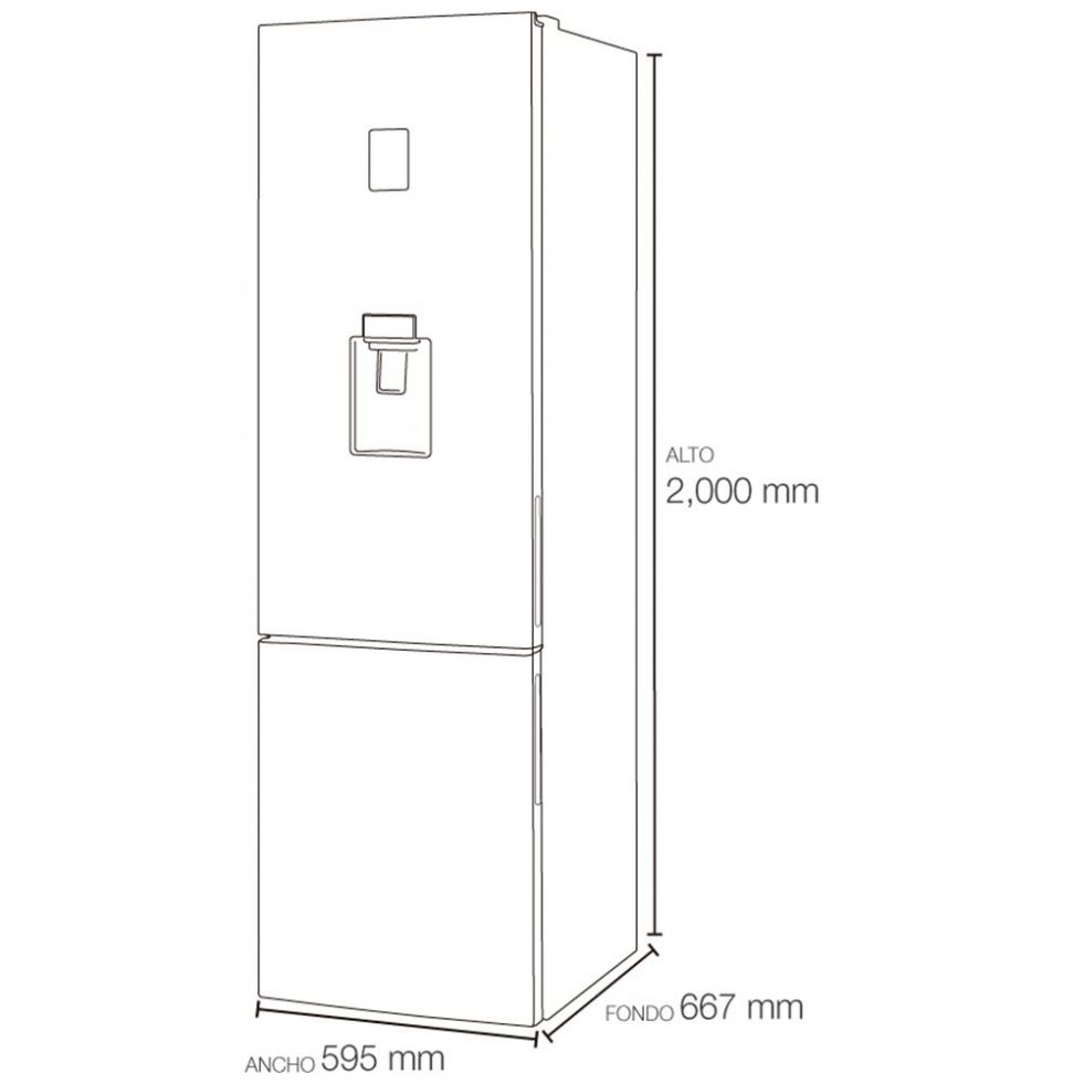 Refrigerador 13 P3 Bottom Mount Winia