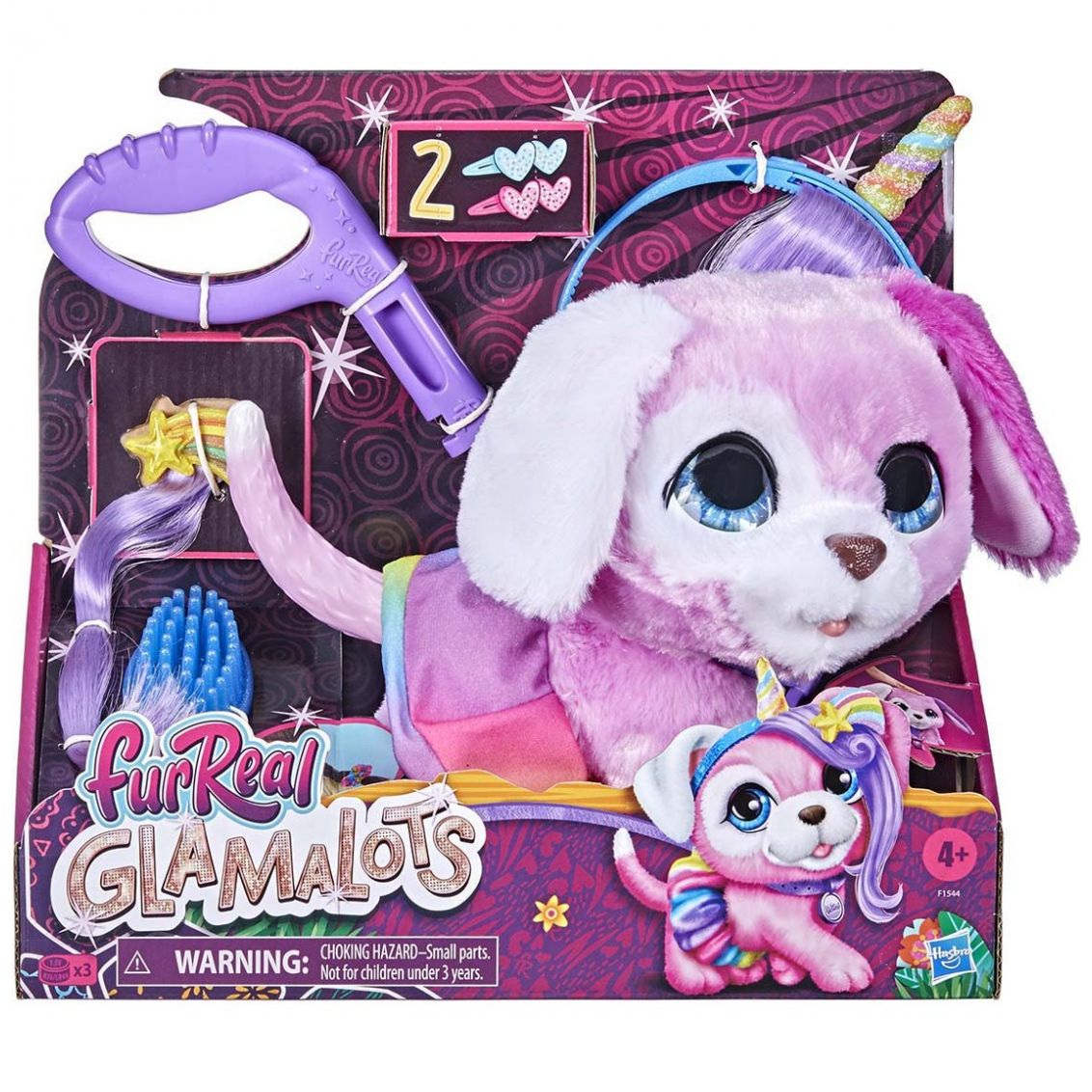 Mascota de Juguete Interactiva Furreal Glamalots