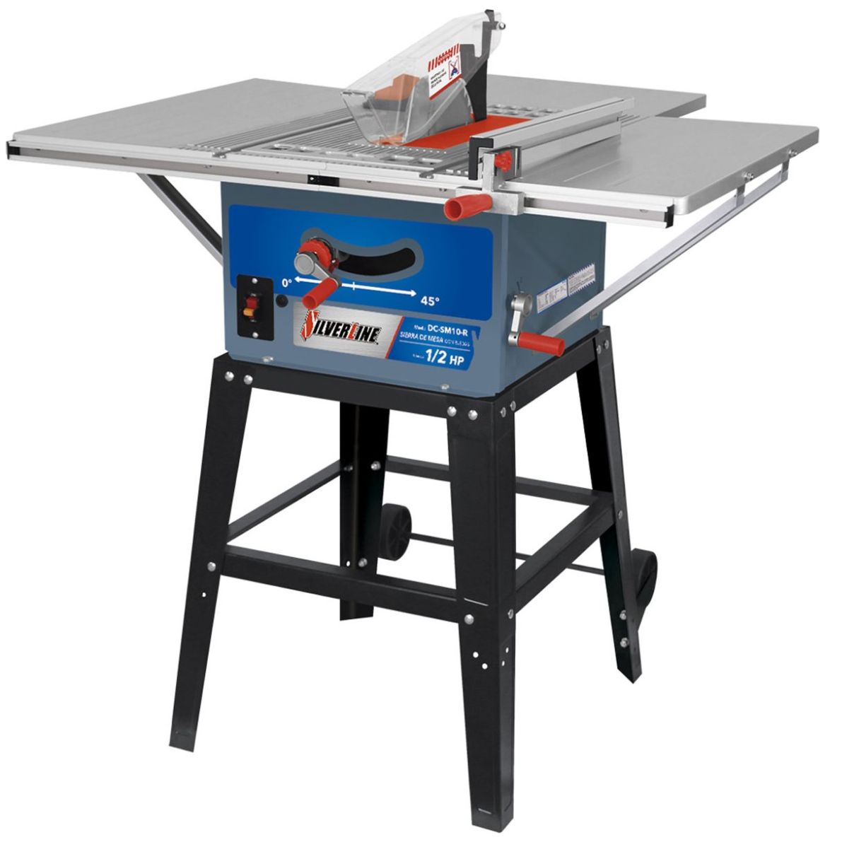 Sierra de Mesa Transportable 10" Dc-Sm10-R Silverline