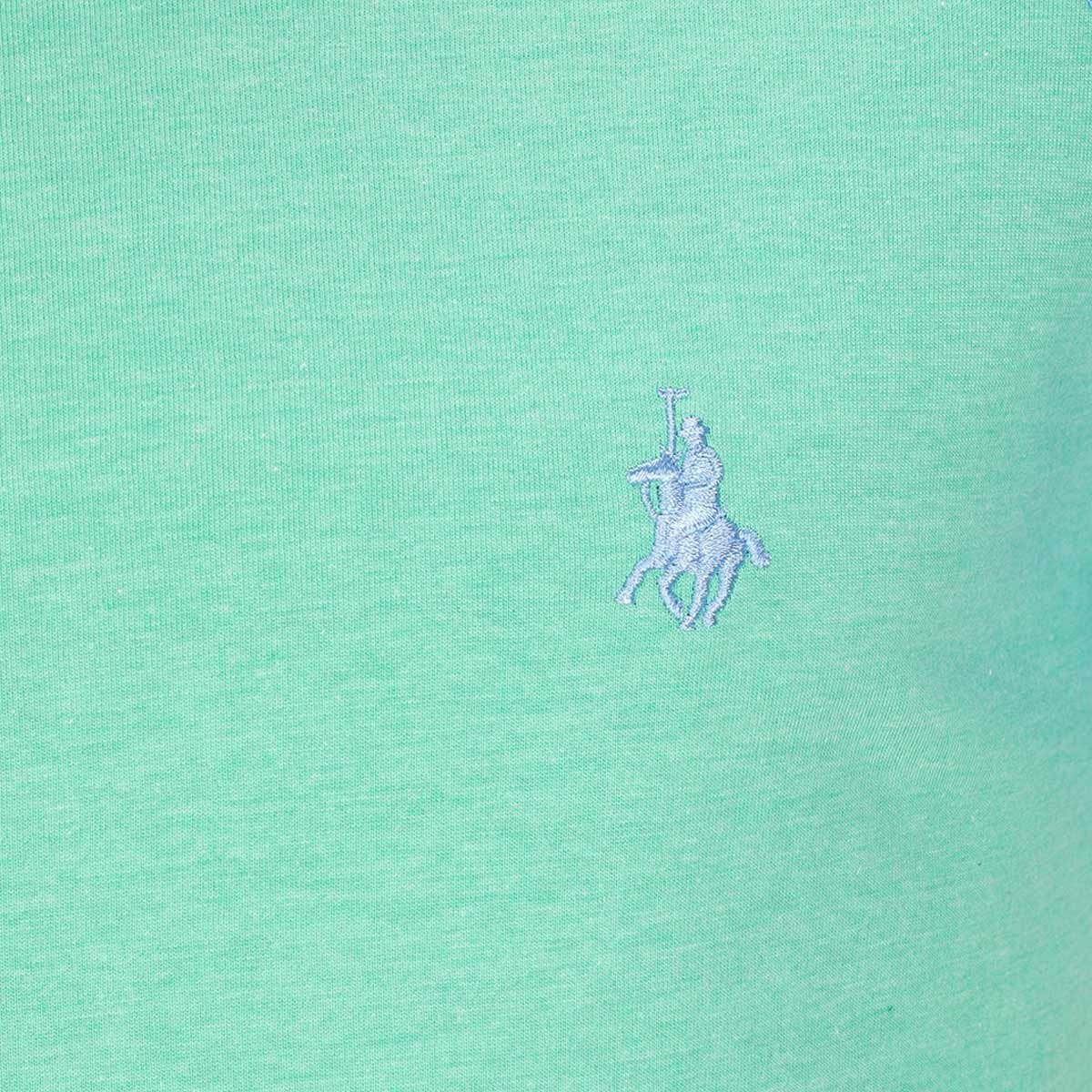 Playera Verde Manga Corta para Caballero Marca Polo Club Modelo 8821Mzncomb
