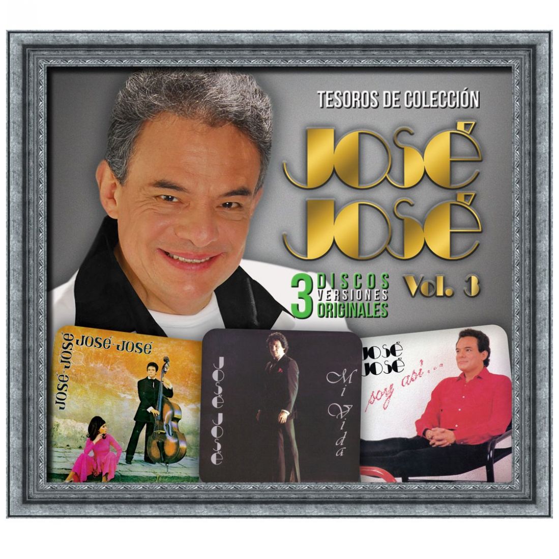 3 Cd's José José Tesoros de Colección V. 2