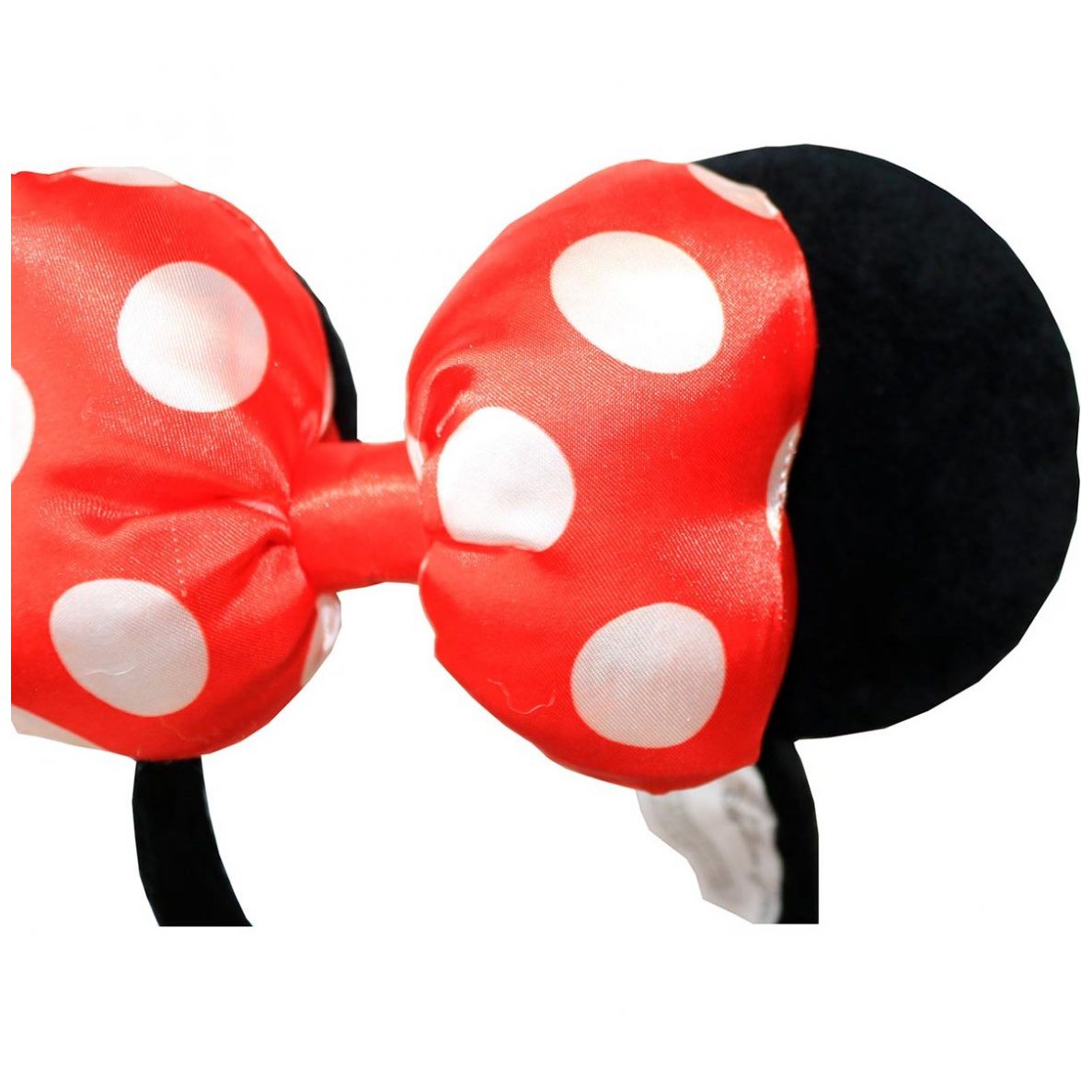 Orejas Minnie de Terciopelo con Moño Disney Modelo Or19 para Niña