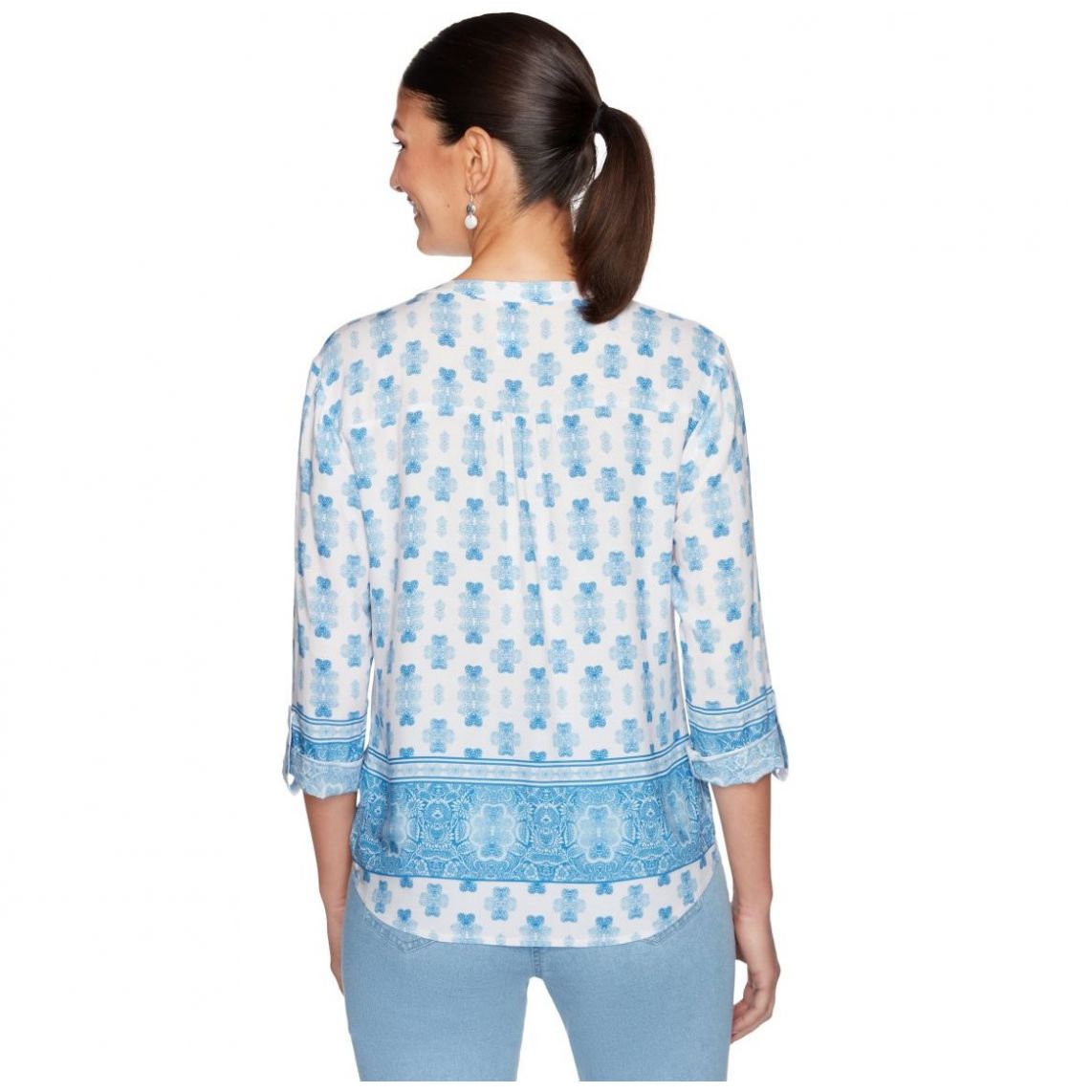 Blusa con Nudo Ruby Rd para Mujer