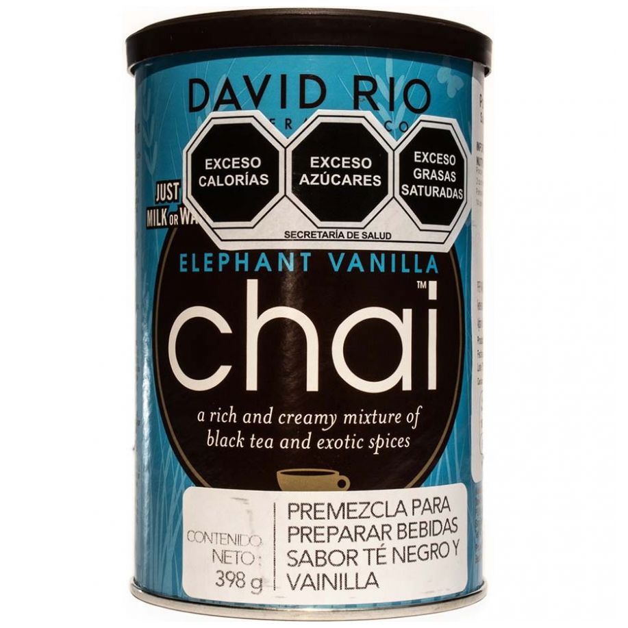 Chai Elephant Vanilla 398 Grs David Rio