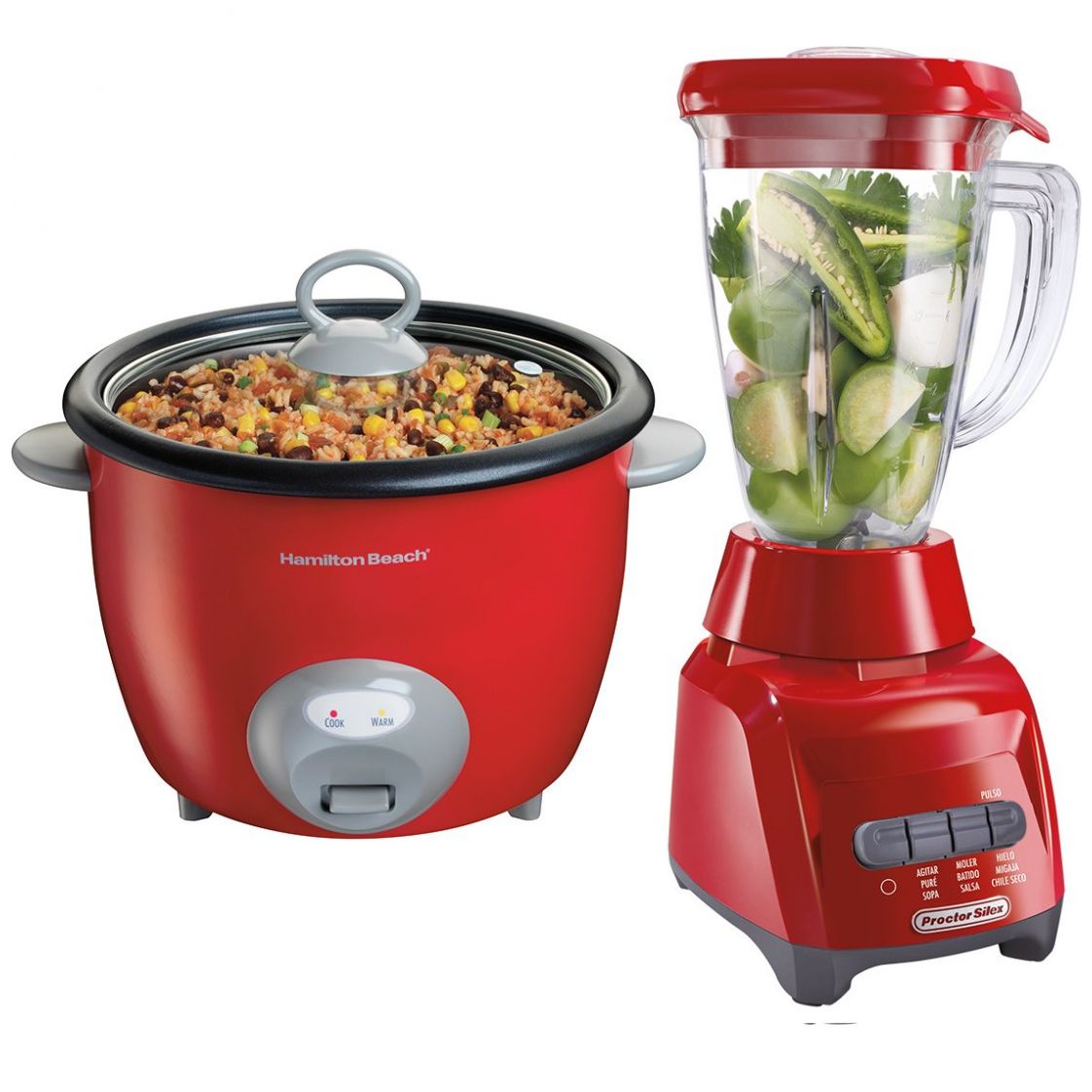 Paquete Licuadora Y Arrocera Hamilton Beach Com040