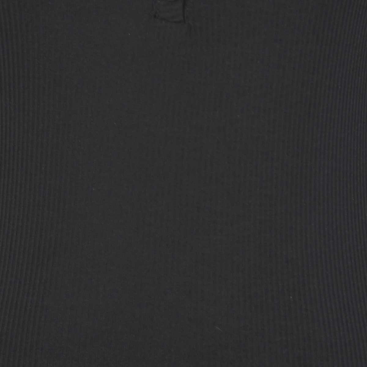 Body Negro Cuello V Diseño Liso Basel para Mujer