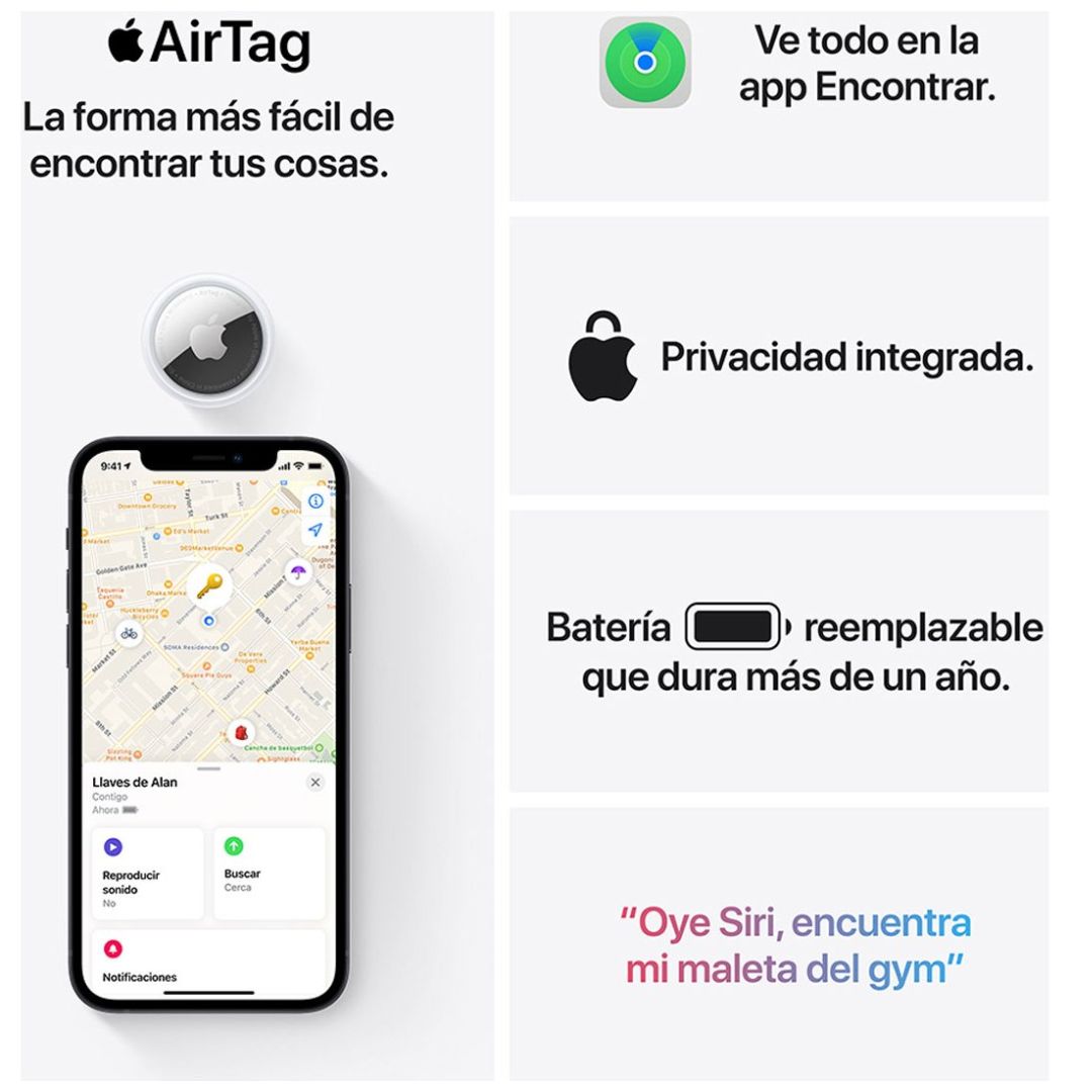 Apple Airtag (Paquete de 1)