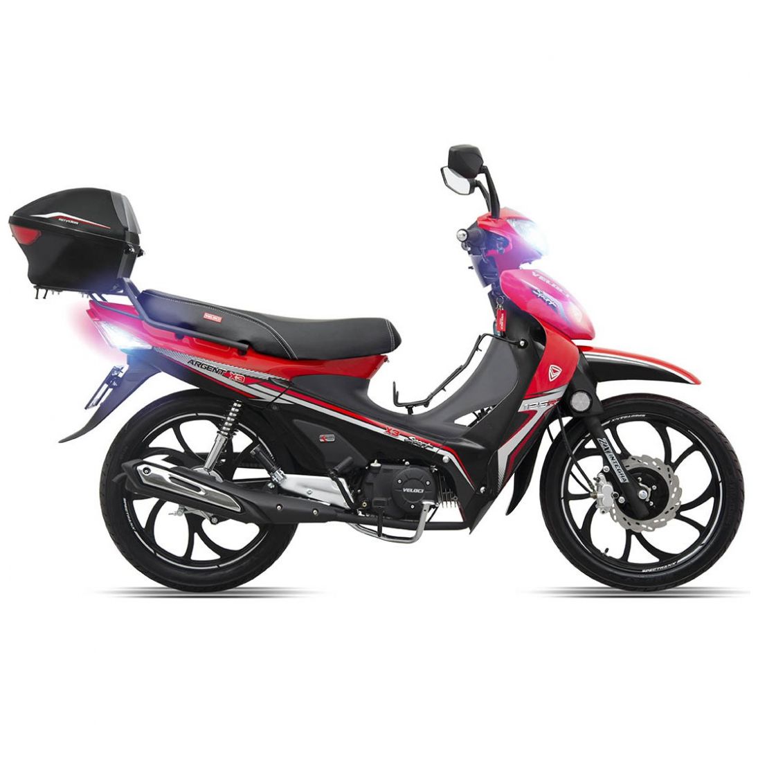 Motocicleta Roja Argent X3 125Cc 2021 Veloci