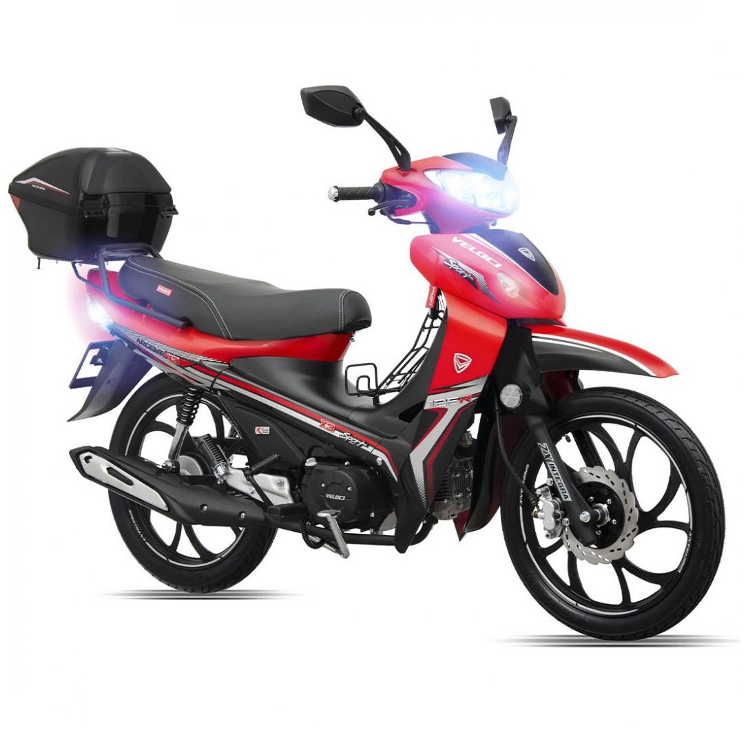 Motocicleta Roja Argent X3 125Cc 2021 Veloci