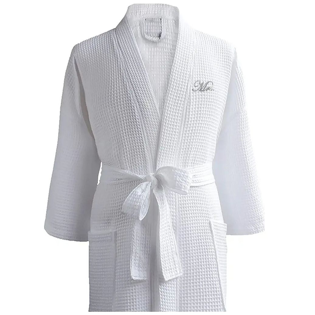 Bata de Baño Waffle  L  Hotel Boutique para Mujer