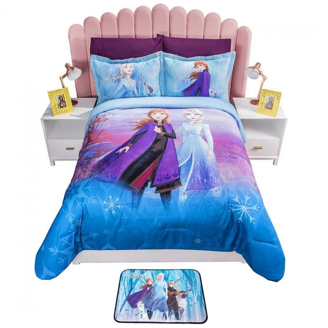 Edredón Frozen con Tapete de 50 X 70 Cm Disney - Individual