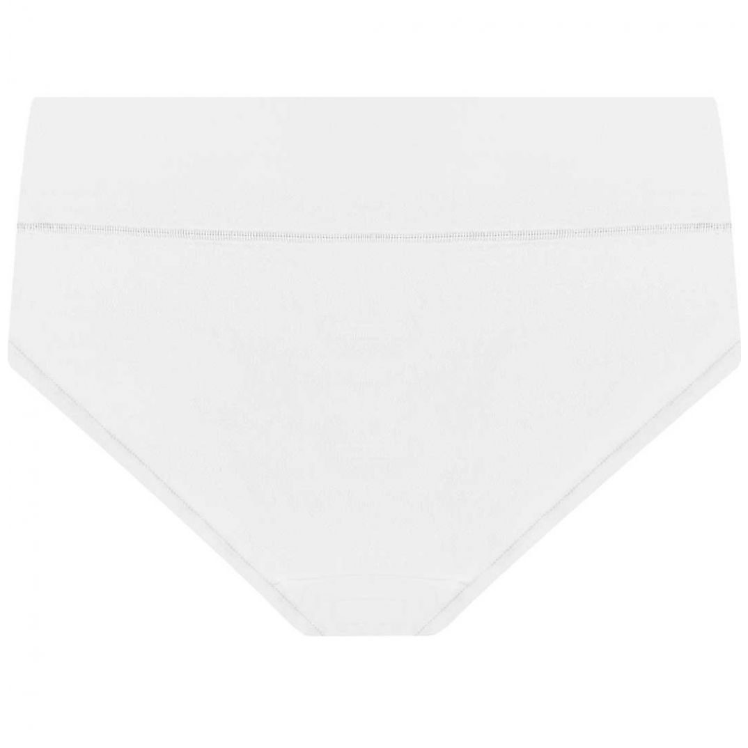 Pantaleta Blanca Completa Doble Tela Cintura Berlei