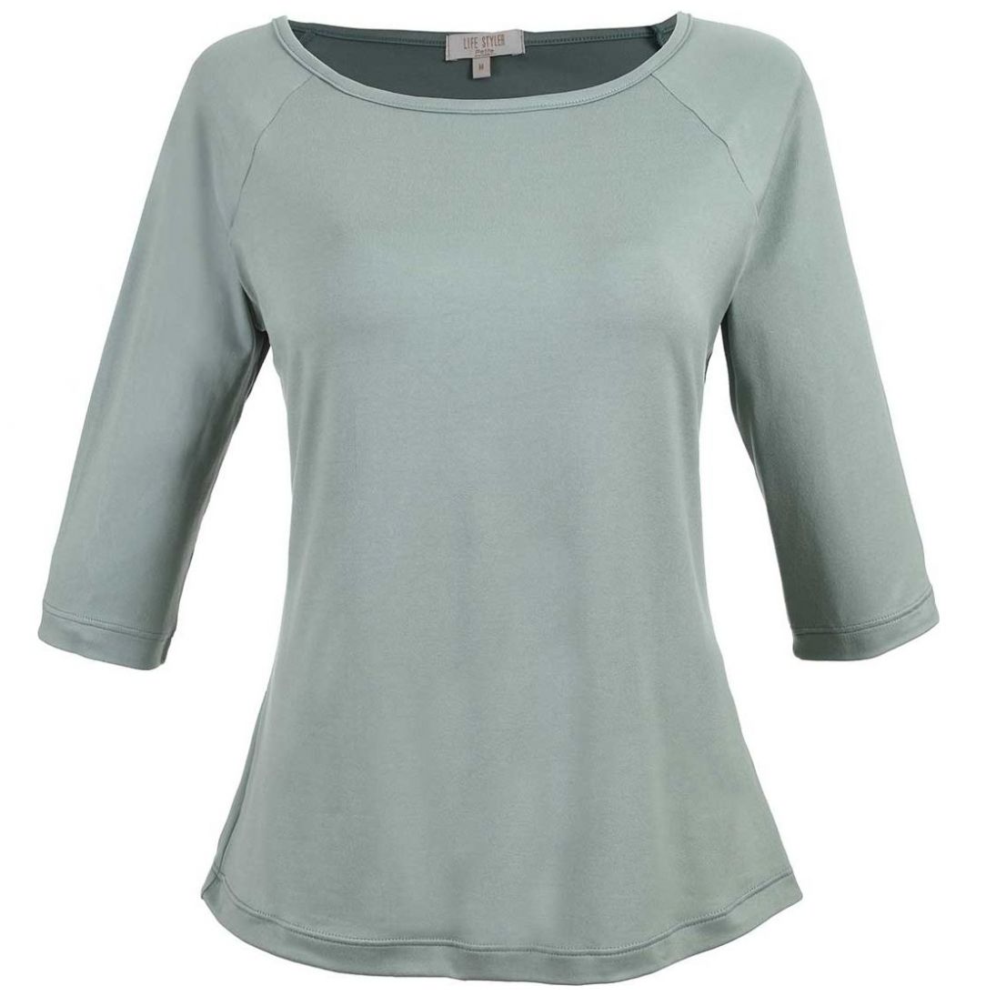 Playera Cuello Ojal Manga 3/4 Life Styler