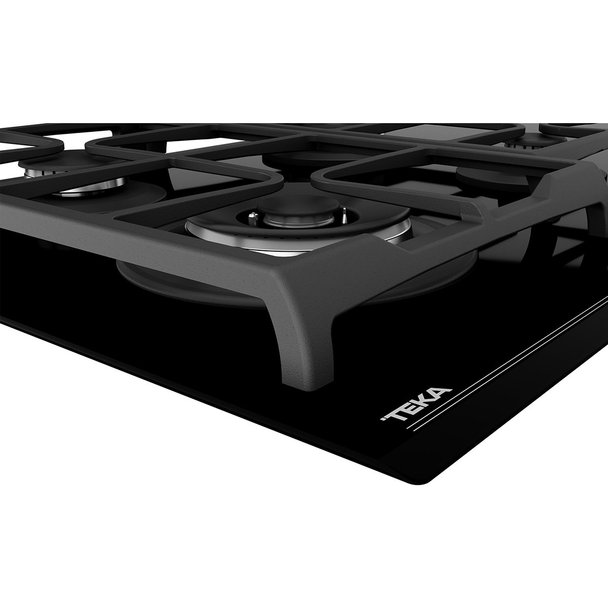 Parrilla Híbrida de Gas + Inducción Teka Jzc 96342 Bbb Bk Hybrid