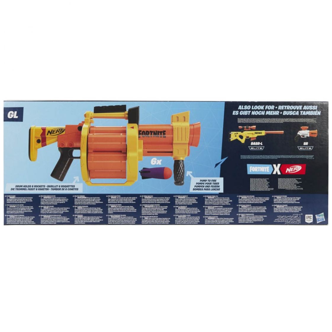 Lanzador Nerf Fortnite Gl