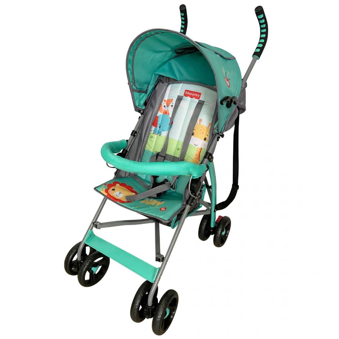 Carriola de Bastón Mica Verde para Bebé Fisher Price