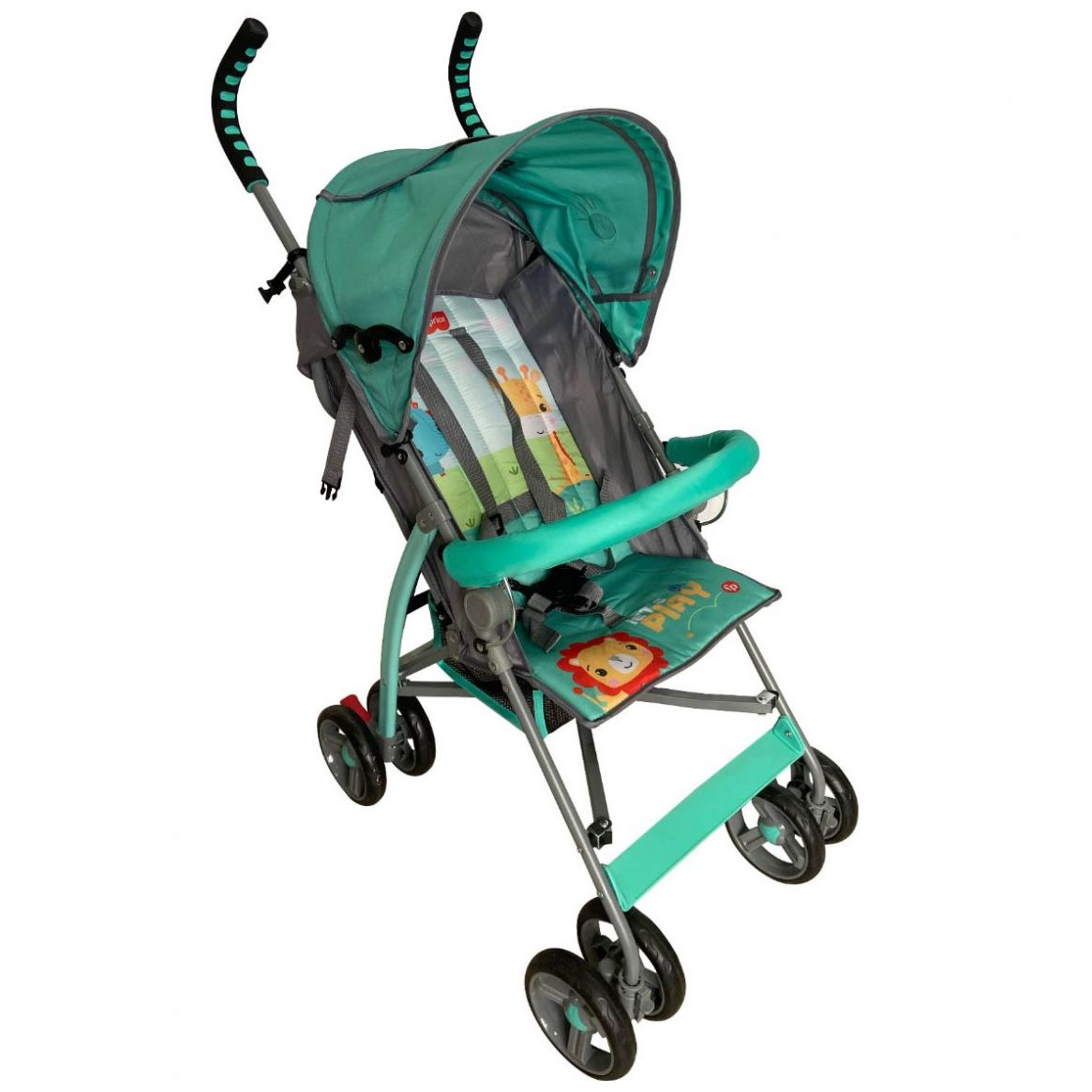 Carriola de Bastón Mica Verde para Bebé Fisher Price