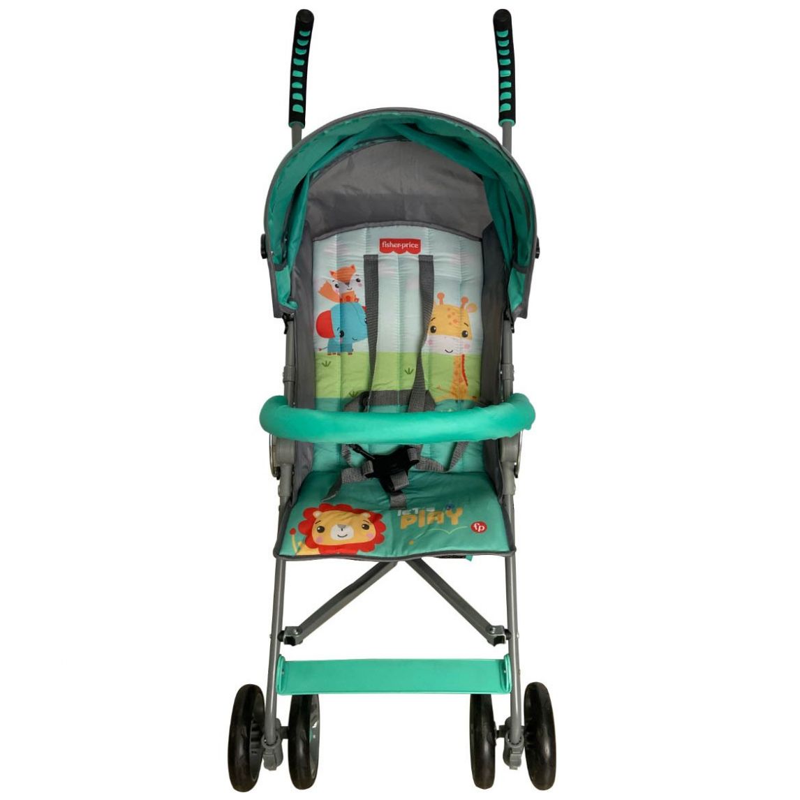 Carriola de Bastón Mica Verde para Bebé Fisher Price