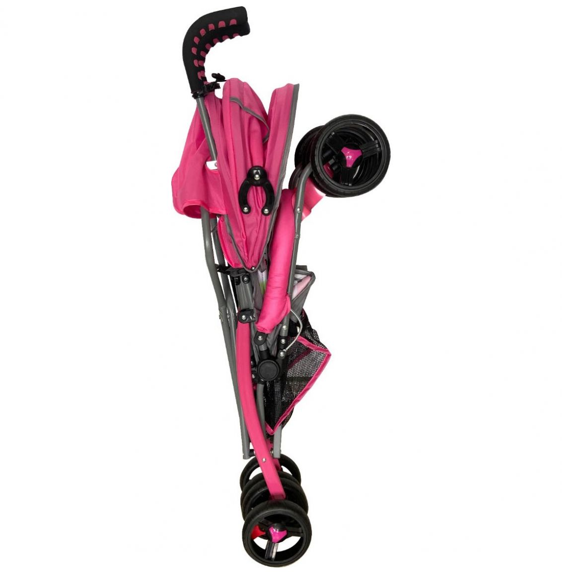 Carriola de Bastón Mica Rosa para Bebé Fisher Price