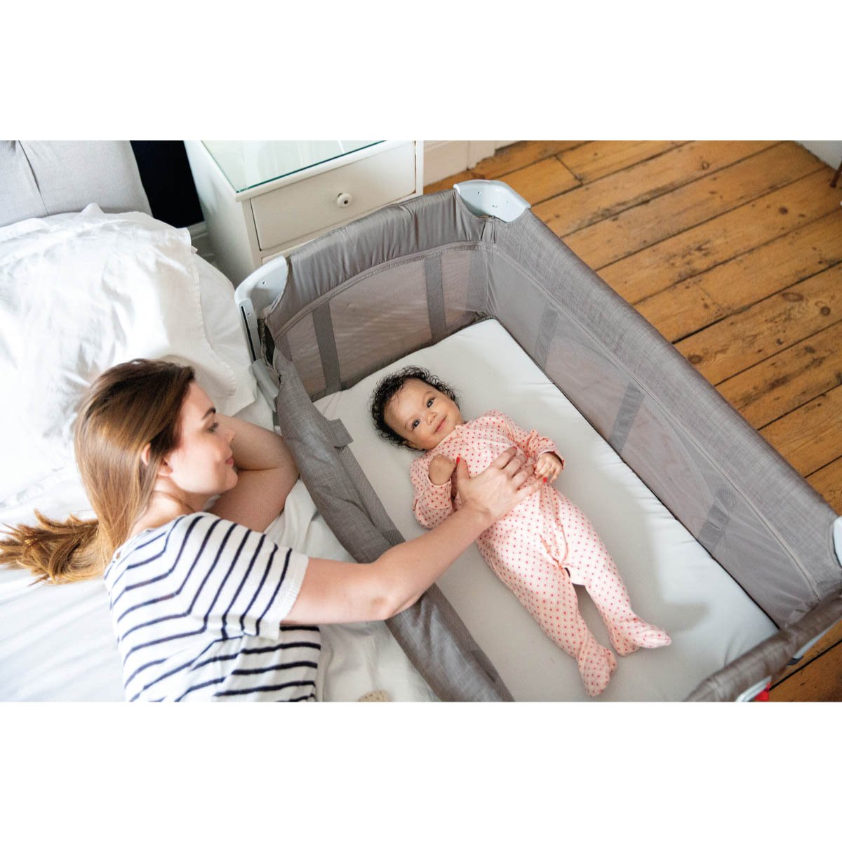 Cuna Colecho de Viaje Kubbie Beige para Bebé Joie