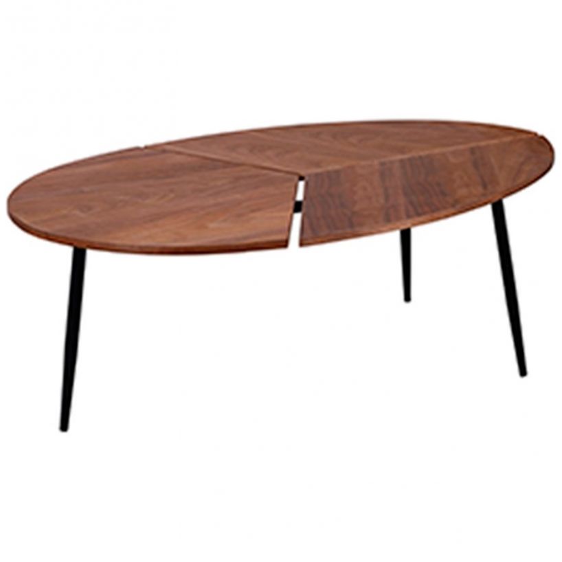 Mesa de Centro Valencia Z-9051 Café y Negro Piccola