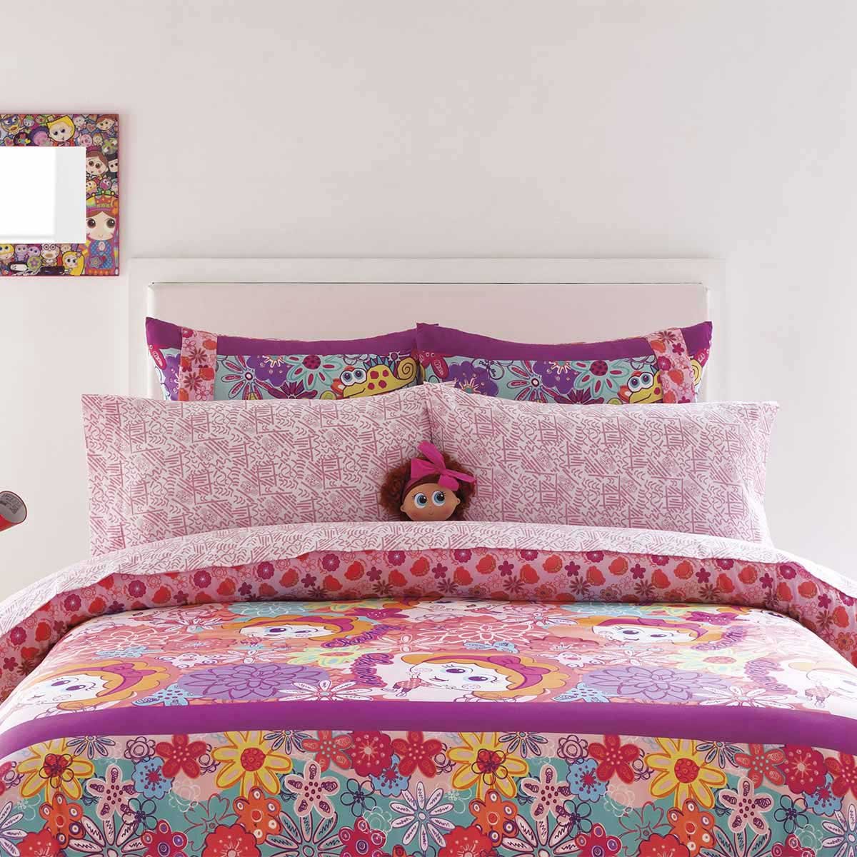 Sábana Chamoy Flores Distroller - Matrimonial