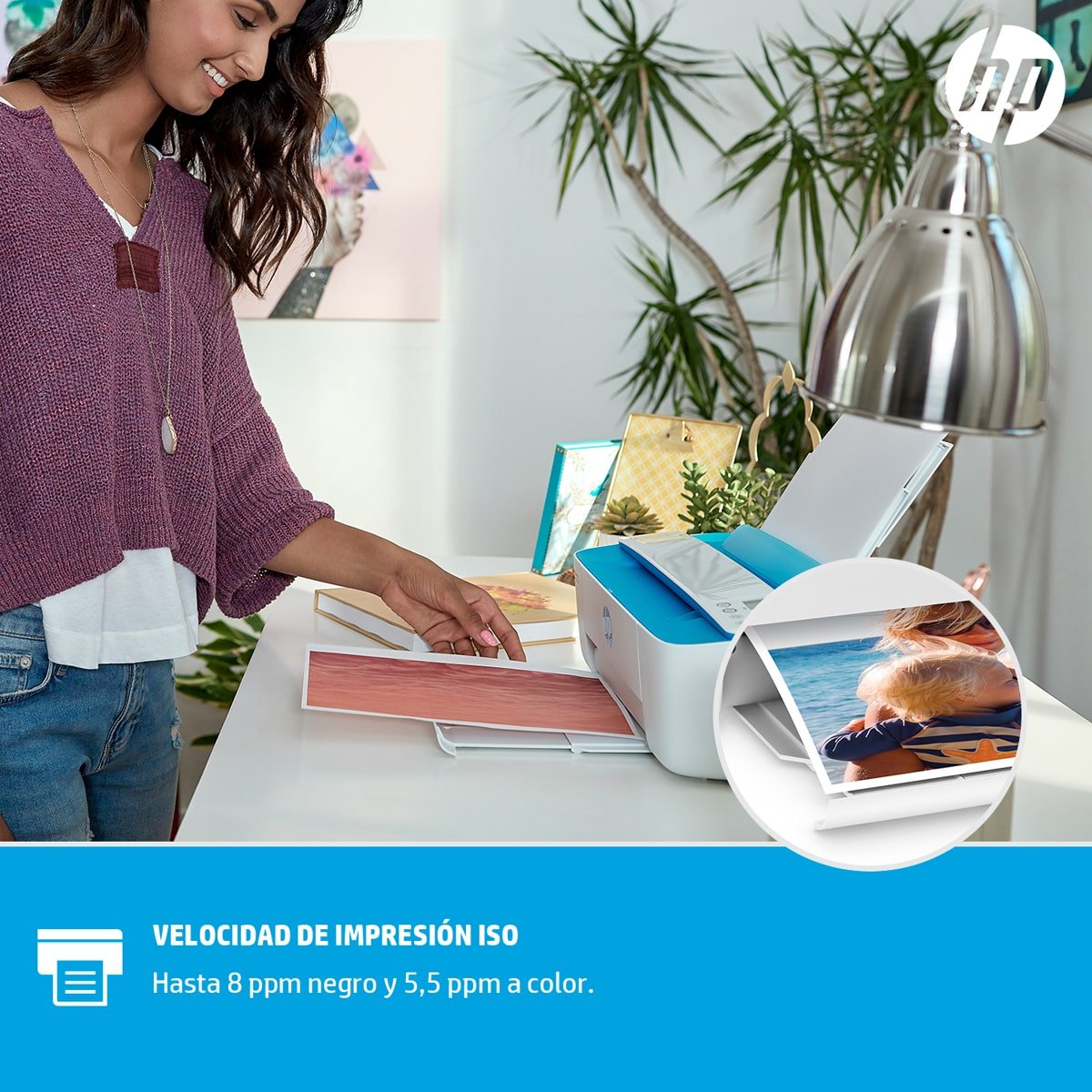 Impresora Multifuncional Deskjet Ink Advantage 3775 Hp