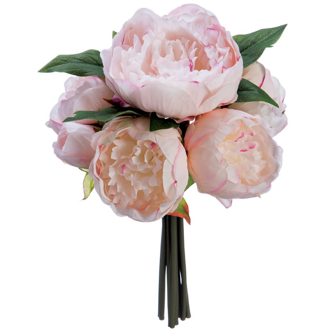 Ramo Lottus de Peonia Rosa Claro 12Cm
