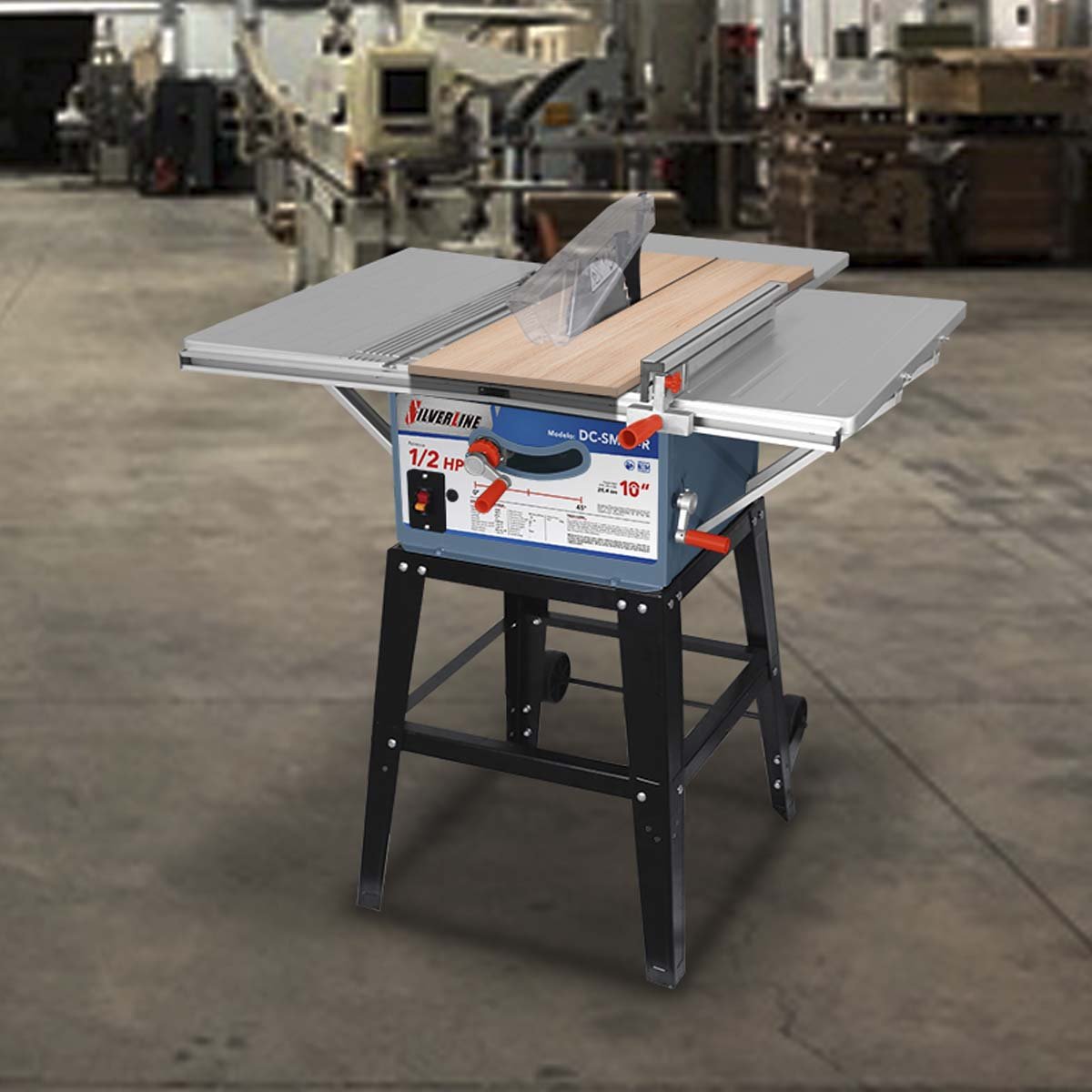 Sierra de Mesa Transportable 10" Dc-Sm10-R Silverline