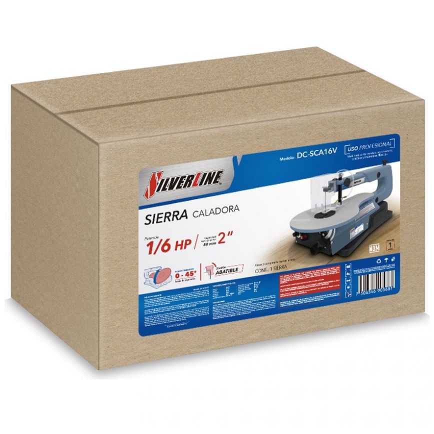 Sierra Caladora 16" Dc-Sca16V Silverline