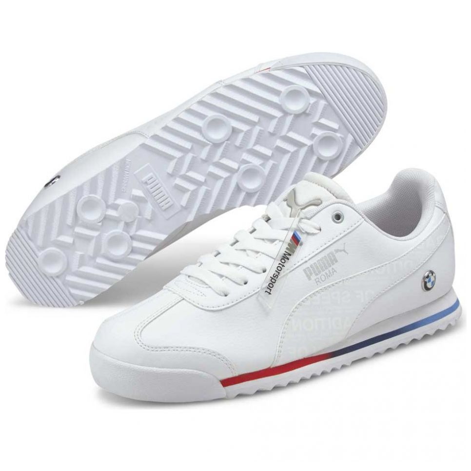 Tenis Blanco Roma Puma Bmw para Hombre