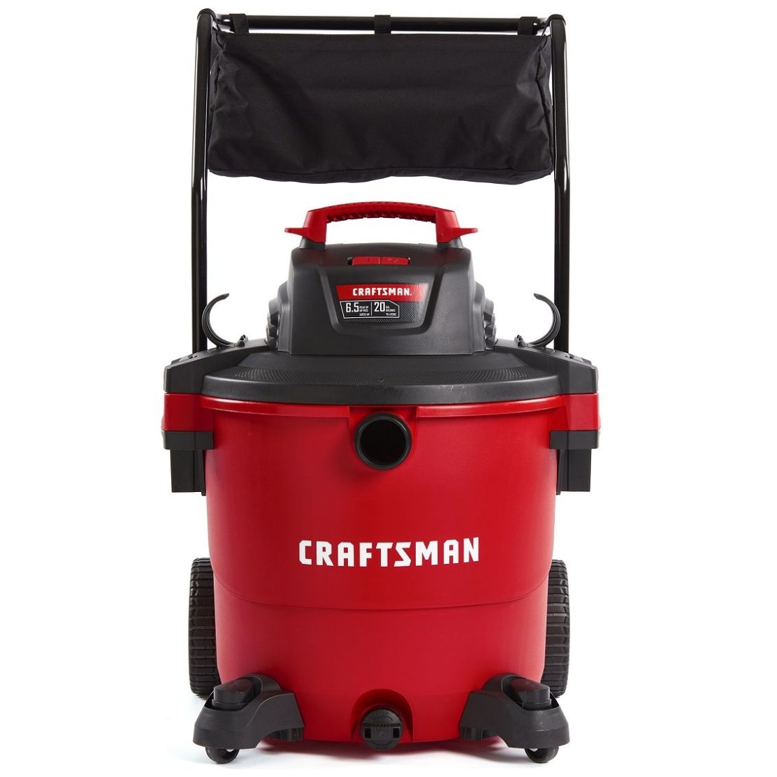 Aspiradora de 20 Galones y 6.5 Hp para Seco y Mojado con Mango de Carrito Mod. Cmxevbe17656 Craftsman