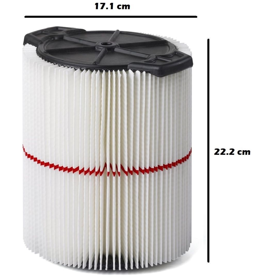 2 Pack Filtros para Uso General para Aspiradoras Craftsman de 6 a 20 Galones Mod. Cmxzvbe38755