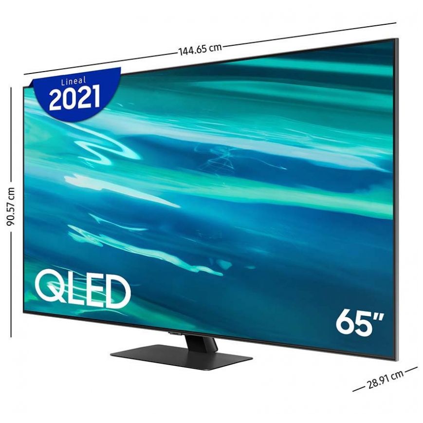Paquete Pantalla Samsung 55" Smart Tv Qled 4K Qn55Q80Aafxzx + Barra de Sonido Samsung Hw-T400/zx