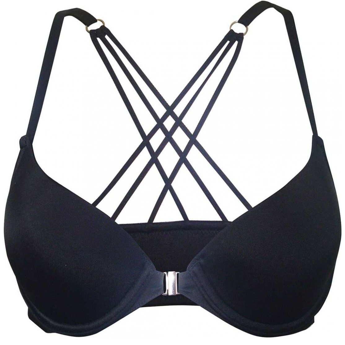 Brasier Broche Frente Tiras Cruzadas Powerbra