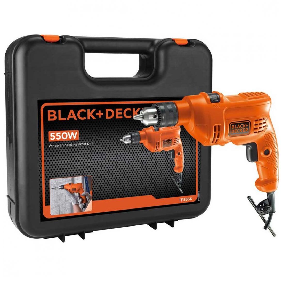 Rotomartillo Tp550K-B3 Black + Decker