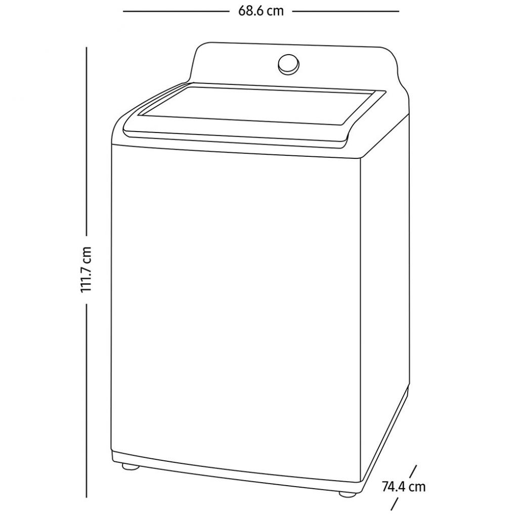 Lavadora Samsung Carga Superior 21Kg Wa21A3353Gwax