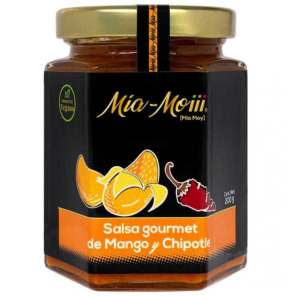 Salsa Gourmet Mango y Chipotle 200G Mía-Moiii