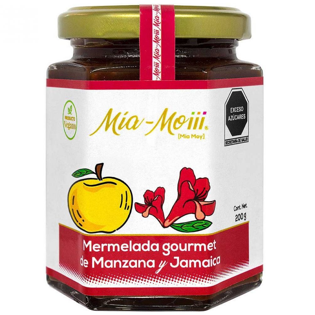 Mermelada Gourmet Manzana Jamaica 200G Mía-Moiii