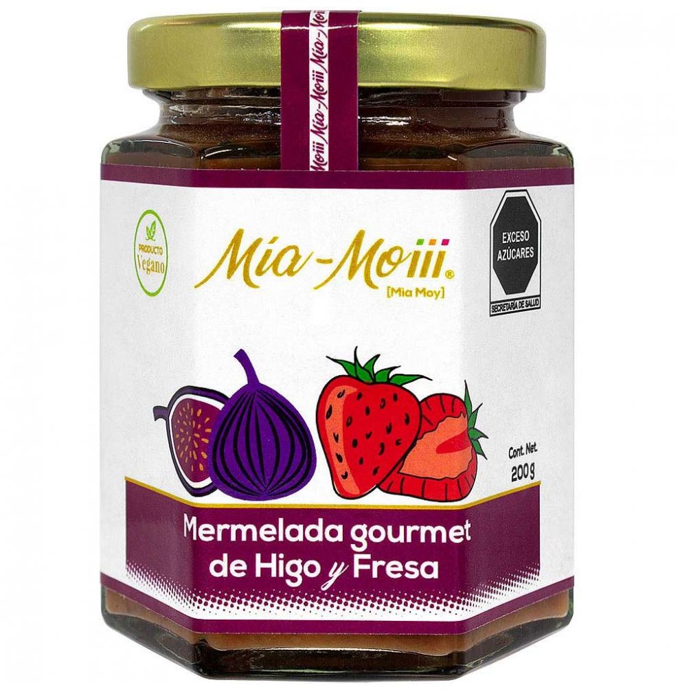 Mermelada Gourmet Higo Fresa 200G Mía-Moiii